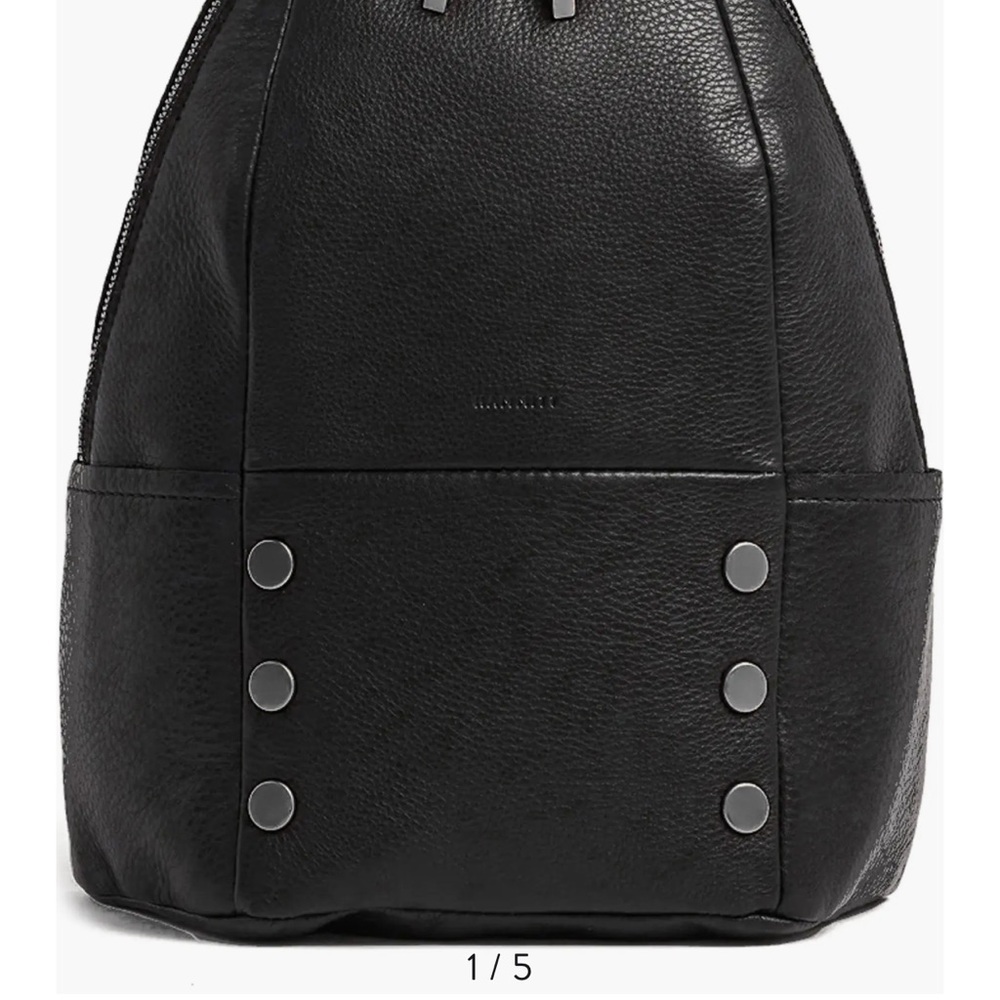 Hammitt Black Leather Backpack